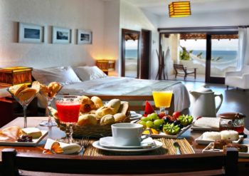 Breakfast in bedroom